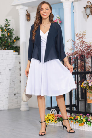 Chiffon Kimono Beach Cardigan See Though Plain Jacket Cover Up
