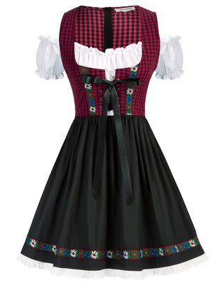 Women's German Dirndl Dress Costumes for Traditional Bavarian Oktoberfest Carnival Halloween