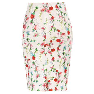Women’s Fashion Pattern Hips-wrapped Bodycon Pencil Floral Skirt