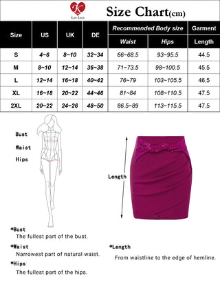 Women's Bodycon Short Skirt Sequin High Waist Twist-Front Wrap Mini Skirts