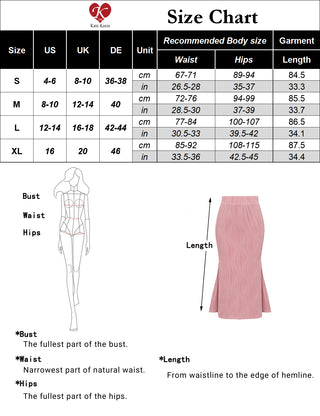 Women Mid-Calf Bodycon Skirt Elastic Waist High Waist Hips-Wrapped Skirt