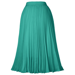 Stylish Fashion High Waist Pleated Swing A-Line Skirt