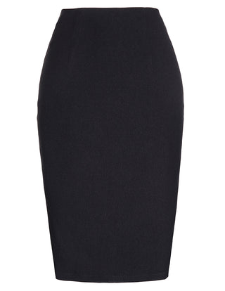 Occident Women’s OL High Stretchy Hips-Wrapped Pencil Skirt